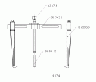 EXTRACTOR FORZA SERIE 9100 DE 2 PATAS